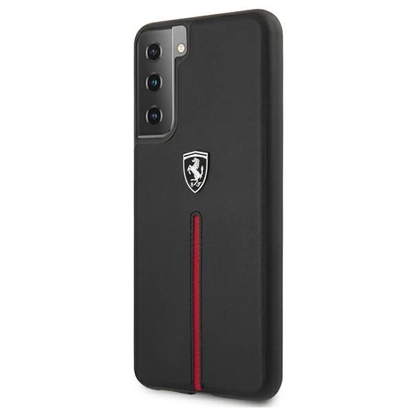 Ferrari FEOSIHCS21MBK S21+ G996 black/black hardcase Off Track Leather Nylon Stripeeng
