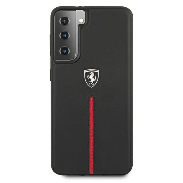 Ferrari FEOSIHCS21MBK S21+ G996 black/black hardcase Off Track Leather Nylon Stripeeng