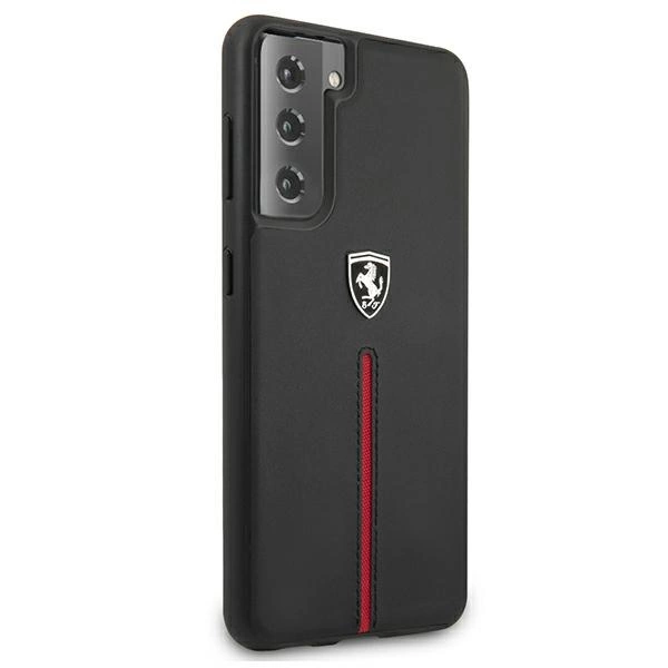 Ferrari FEOSIHCS21MBK S21+ G996 black/black hardcase Off Track Leather Nylon Stripeeng