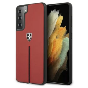 Ferrari FEOSIHCS21MRE S21+ G996 red/red hardcase Off Track Leather Nylon Stripeeng