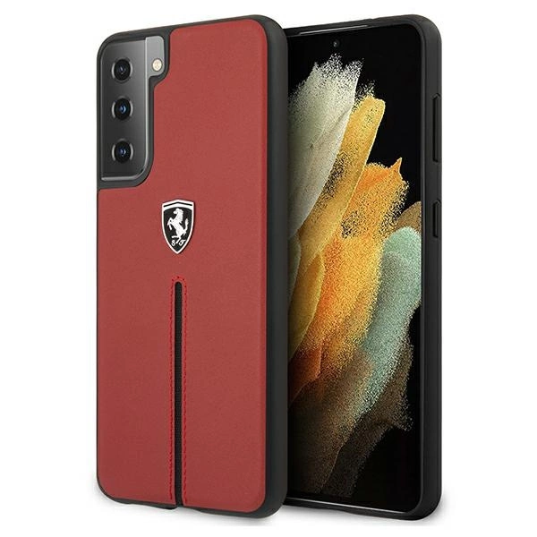 Ferrari FEOSIHCS21SRE S21 G991 red/red hardcase Off Track Leather Nylon Stripeeng