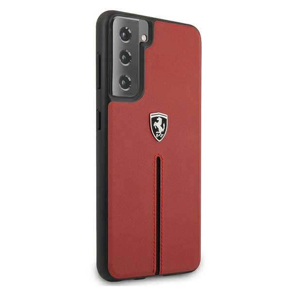Ferrari FEOSIHCS21SRE S21 G991 red/red hardcase Off Track Leather Nylon Stripeeng