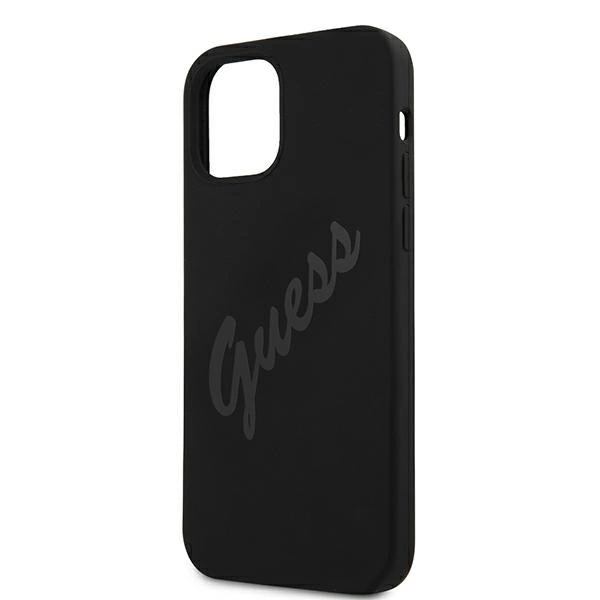 Guess GUHCP12LLSVSBK iPhone 12 Pro Max 6.7" black/black hardcase Script Vintageeng