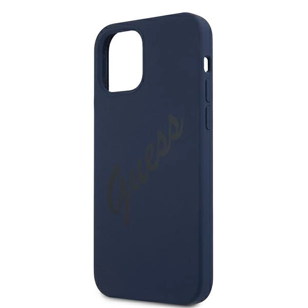 Guess GUHCP12LLSVSBL iPhone 12 Pro Max 6.7" blue/blue hardcase Script Vintageeng