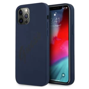 Guess GUHCP12MLSVSBL iPhone 12/12 Pro 6.1" blue/blue hardcase Script Vintageeng