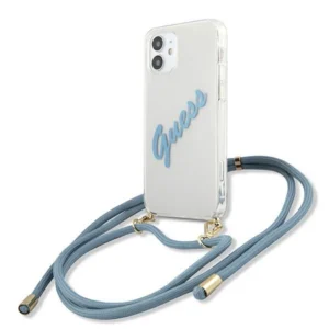 Guess GUHCP12SCRTVSBL iPhone 12 mini 5.4" blue/blue hardcase Script Vintageeng