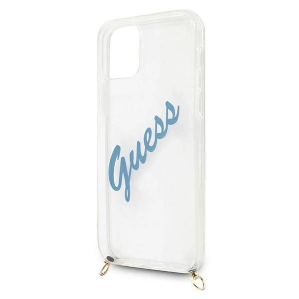 Guess GUHCP12SCRTVSBL iPhone 12 mini 5.4" blue/blue hardcase Script Vintageeng