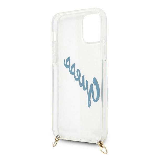 Guess GUHCP12SCRTVSBL iPhone 12 mini 5.4" blue/blue hardcase Script Vintageeng