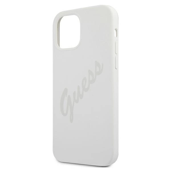 Guess GUHCP12SLSVSCR iPhone 12 mini 5.4" cream/cream hardcase Script Vintageeng