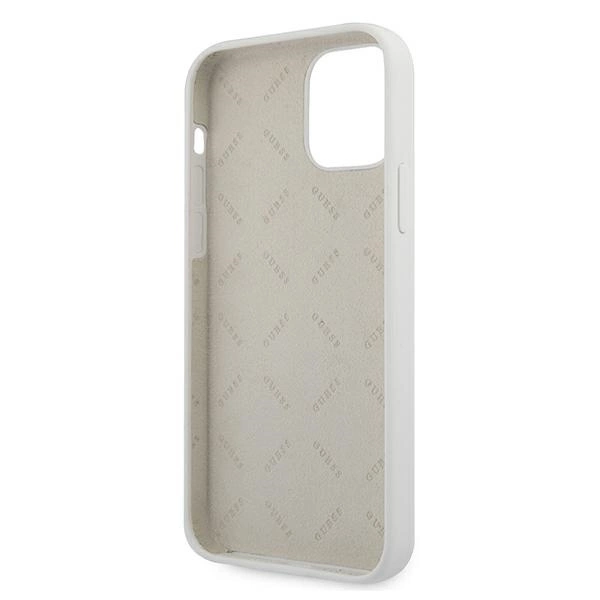 Guess GUHCP12SLSVSCR iPhone 12 mini 5.4" cream/cream hardcase Script Vintageeng