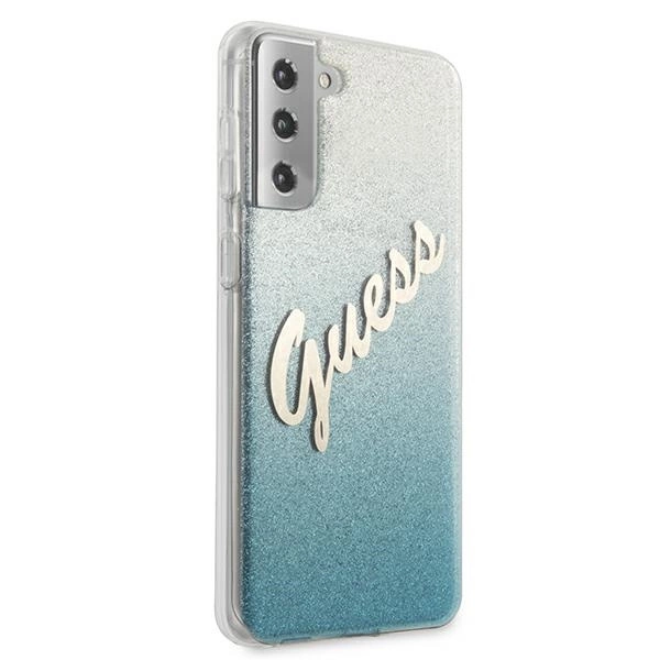 Guess GUHCS21MPCUGLSBL S21+ G996 blue/blue hardcase Glitter Gradient Scripteng