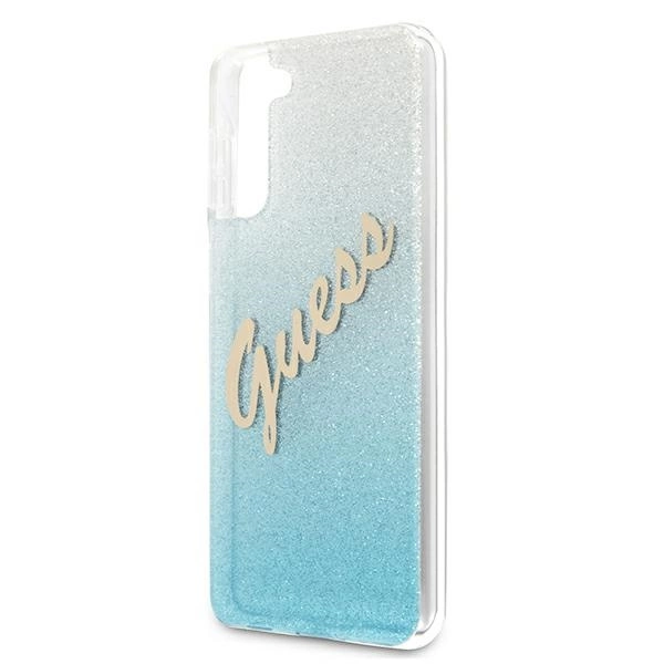 Guess GUHCS21MPCUGLSBL S21+ G996 blue/blue hardcase Glitter Gradient Scripteng