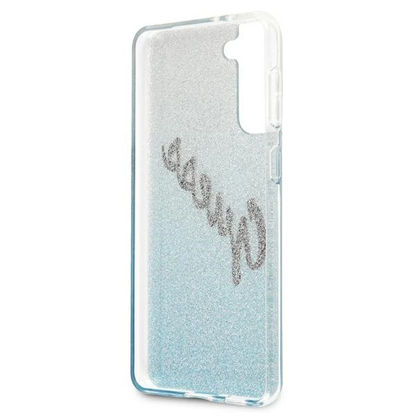 Guess GUHCS21MPCUGLSBL S21+ G996 blue/blue hardcase Glitter Gradient Scripteng