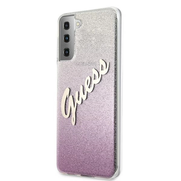 Guess GUHCS21MPCUGLSPI S21+ G996 pink/pink hardcase Glitter Gradient Scripteng