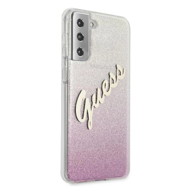 Guess GUHCS21MPCUGLSPI S21+ G996 pink/pink hardcase Glitter Gradient Scripteng