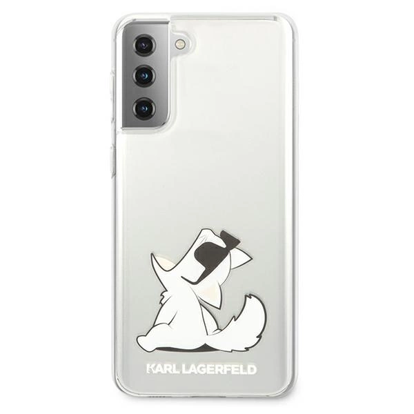 Karl Lagerfeld KLHCS21MCFNRC S21+ G996 hardcase transparent Choupette Funeng