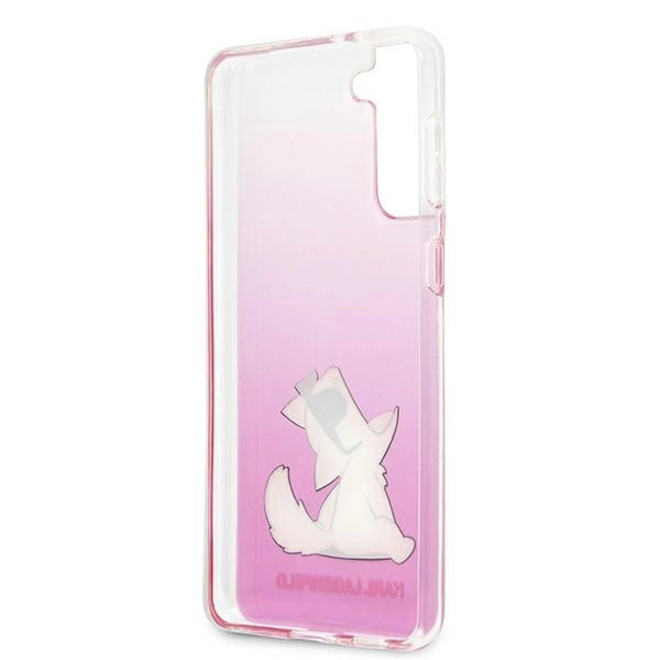 Karl Lagerfeld KLHCS21MCFNRCPI S21+ G996 hardcase różowy/pink Choupette Funeng