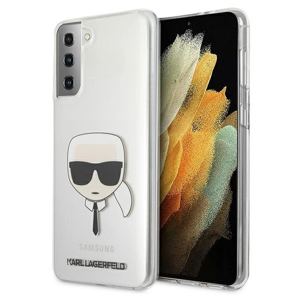 Karl Lagerfeld KLHCS21MKTR S21+ G996 hardcase Transparent Karl`s Headeng