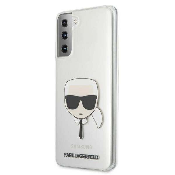 Karl Lagerfeld KLHCS21MKTR S21+ G996 hardcase Transparent Karl`s Headeng