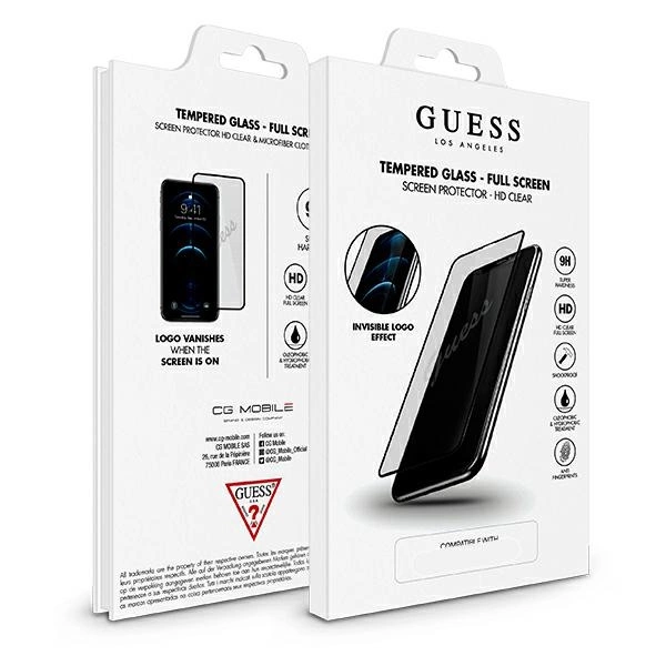 Guess Tempered Glass GUSPP12LSLTR iPhone 12 Pro Max 6.7" Vintage Magic Logoeng