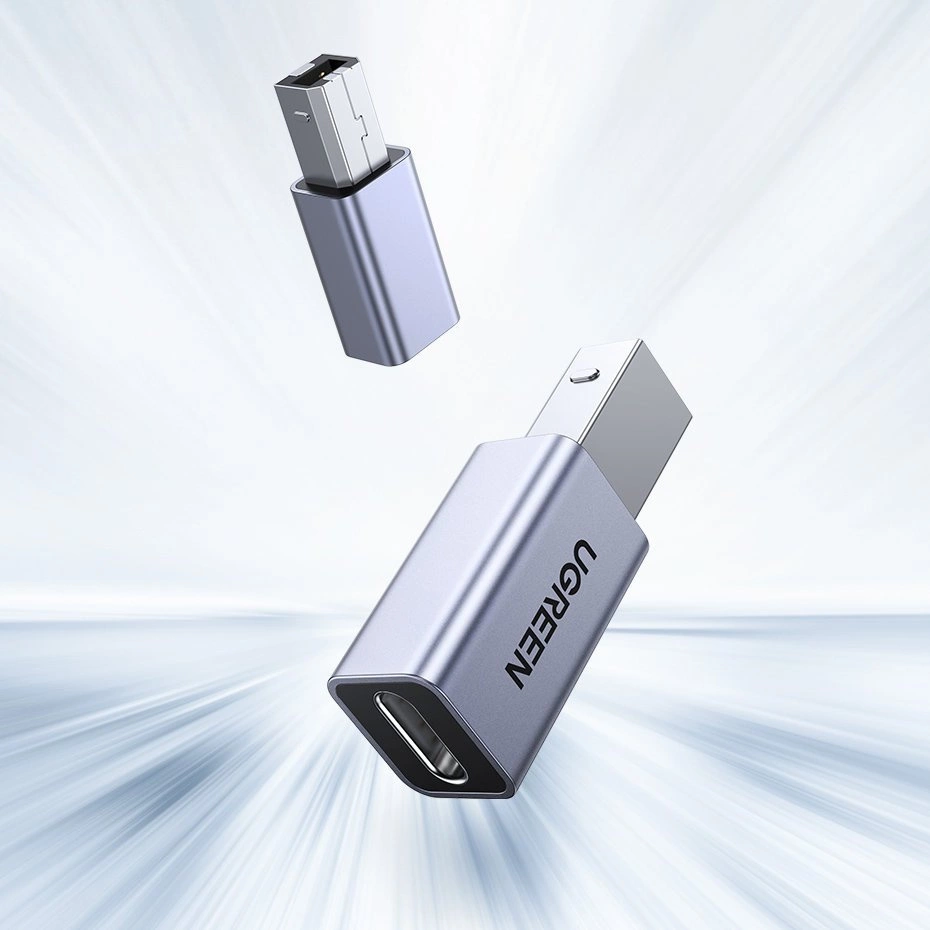 Ugreen adapter USB Type C - USB Type B gray (US382)eng