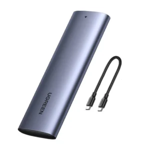 Ugreen M.2 SSD bay USB 3.2 Gen 2 drive (SuperSpeed USB 10 Gbps) + USB Type C cable 0.5m gray (CM400 10902)eng
