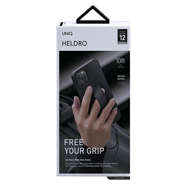 Uniq Heldro case for iPhone 12 Pro Max - blackeng