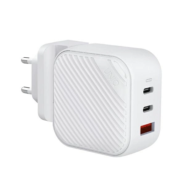 Uniq Verge Pro 66W GaN USB-C wall charger - whiteeng