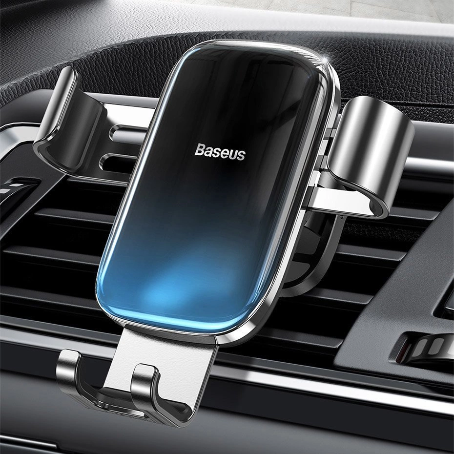 Baseus Glaze gravity car holder for air vent black (SUYL-LG01)eng