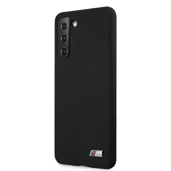 Etui BMW BMHCS21MMSILBK S21+ G996 czarny/black Silicone M Collectioneng