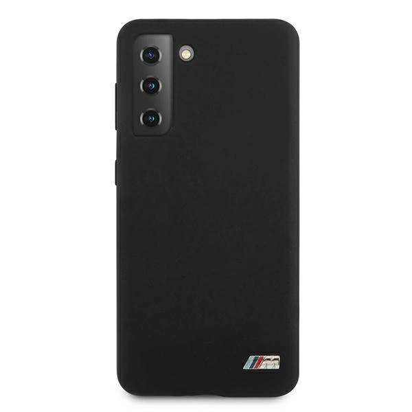 Etui BMW BMHCS21MMSILBK S21+ G996 czarny/black Silicone M Collectioneng