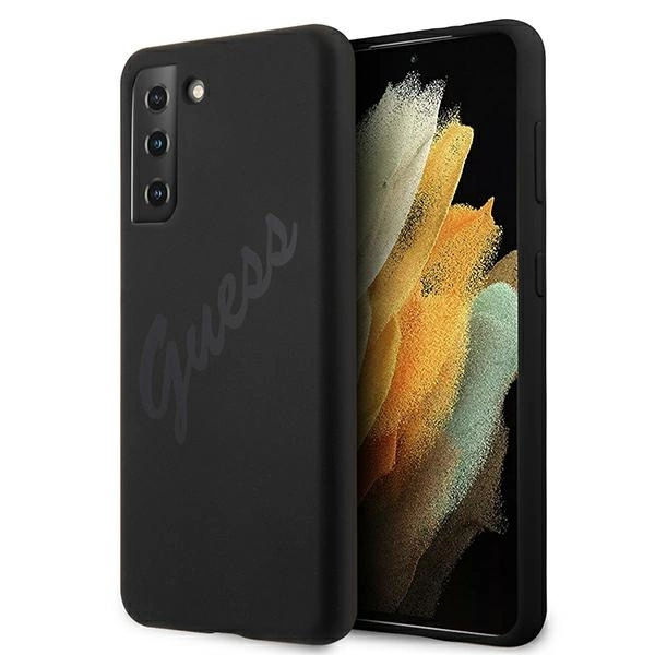 Guess GUHCS21MLSVSBK S21+ G996 black/black hardcase Script Vintageeng