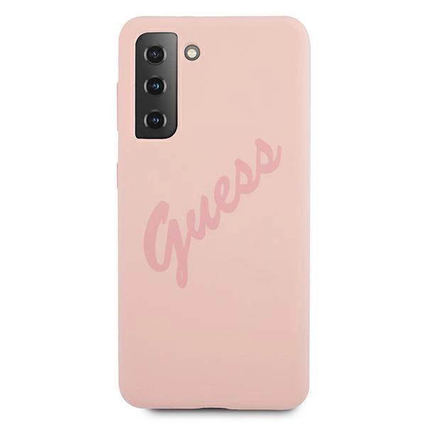 Guess GUHCS21MLSVSPI S21+ G996 pink/pink hardcase Script Vintageeng