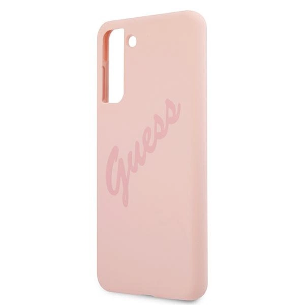 Guess GUHCS21MLSVSPI S21+ G996 pink/pink hardcase Script Vintageeng