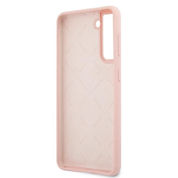 Guess GUHCS21MLSVSPI S21+ G996 pink/pink hardcase Script Vintageeng