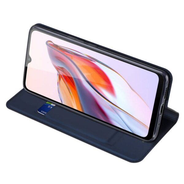 DUX DUCIS wallet case SKIN PRO for REDMI 12C blue