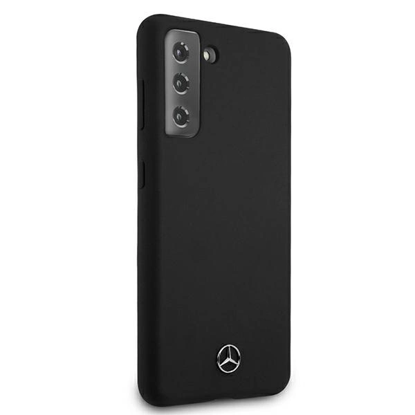 Mercedes MEHCS21MSILBK S21+ G996 czarny/black hardcase Silicone Lineeng