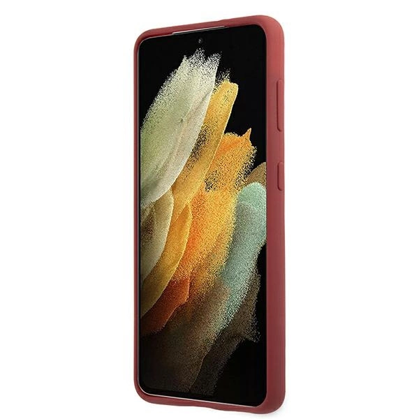 Mercedes MEHCS21MSILRE S21+ G996 czerwony/red hardcase Silicone Lineeng