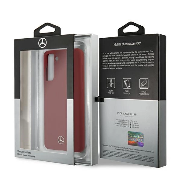 Mercedes MEHCS21MSILRE S21+ G996 czerwony/red hardcase Silicone Lineeng