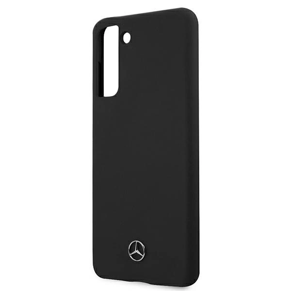 Mercedes MEHCS21SSILBK S21 G991 czarny/black hardcase Silicone Lineeng