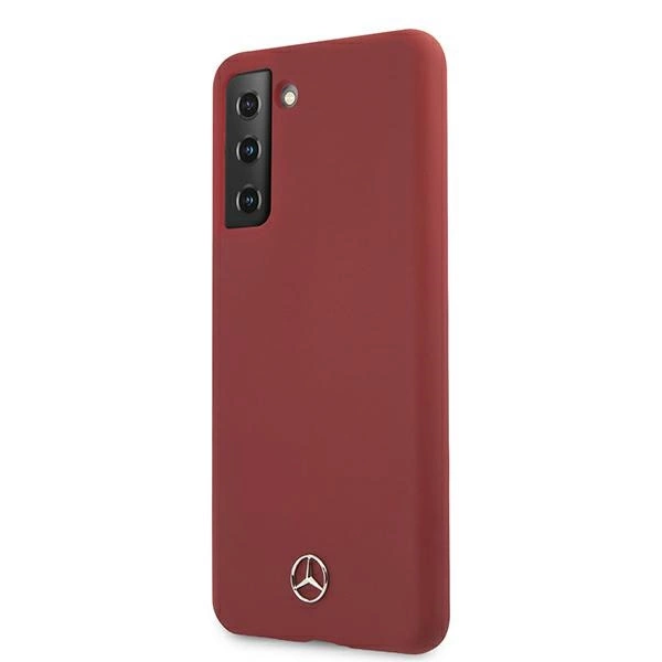 Mercedes MEHCS21SSILRE S21 G991 czerwony/red hardcase Silicone Lineeng