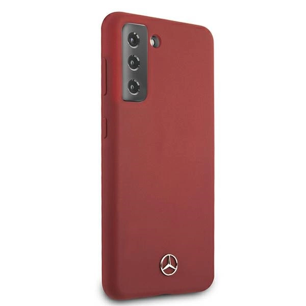 Mercedes MEHCS21SSILRE S21 G991 czerwony/red hardcase Silicone Lineeng