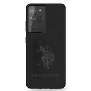 US Polo USHCS21LSLHRTBK S21 Ultra G998 czarny/black Silicone On Toneeng