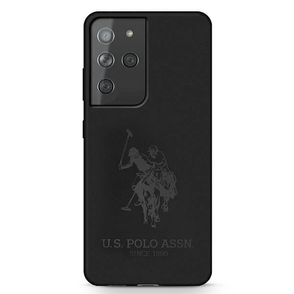 US Polo USHCS21LSLHRTBK S21 Ultra G998 czarny/black Silicone On Toneeng