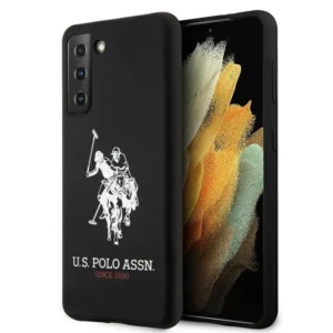US Polo USHCS21MSLHRBK S21+ G996 czarny/black Silicone Logoeng