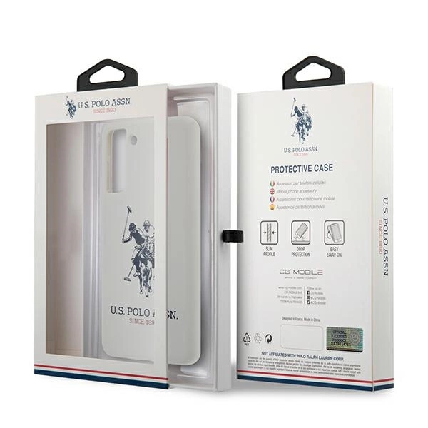 US Polo USHCS21SSLHRWH S21 G991 biały/white Silicone Logoeng