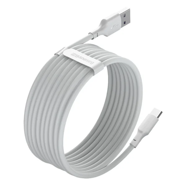 Baseus 2x USB - USB Type C cable fast charging Power Delivery Quick Charge 40 W 5 A 1.5 m white (TZCATZJ-02)eng