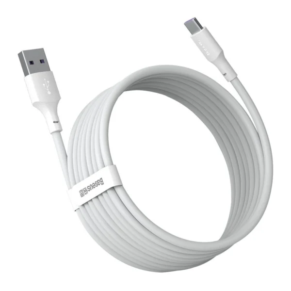 Baseus 2x USB - USB Type C cable fast charging Power Delivery Quick Charge 40 W 5 A 1.5 m white (TZCATZJ-02)eng