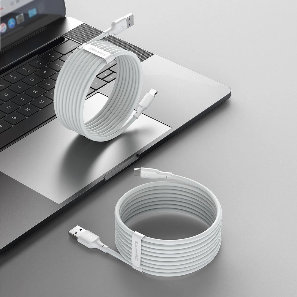 Baseus 2x USB - USB Type C cable fast charging Power Delivery Quick Charge 40 W 5 A 1.5 m white (TZCATZJ-02)eng