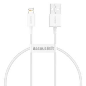 Baseus Superior USB - Lightning cable 2.4A 0.25 m White (CALYS-02)eng